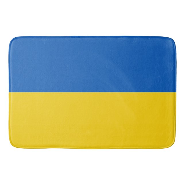 Tapis De Bain Drapeau Ukraine (Devant)