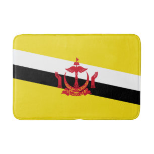 Tapis de bain du drapeau patriotique du Brunei
