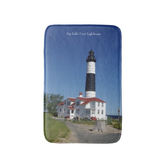 Tapis de bain du phare de Big Sable Point (Devant (Vertical))