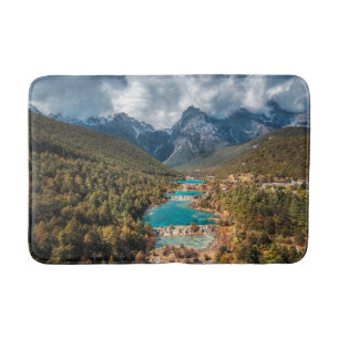 Tapis De Bain Eau   Blue Moon Lake, Chine