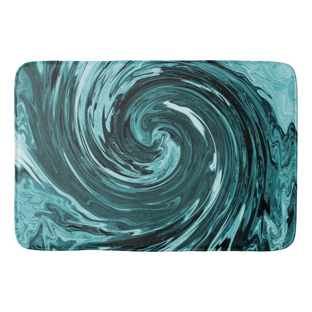 Tapis De Bain Eaux sauvages des Caraïbes.... (Devant)