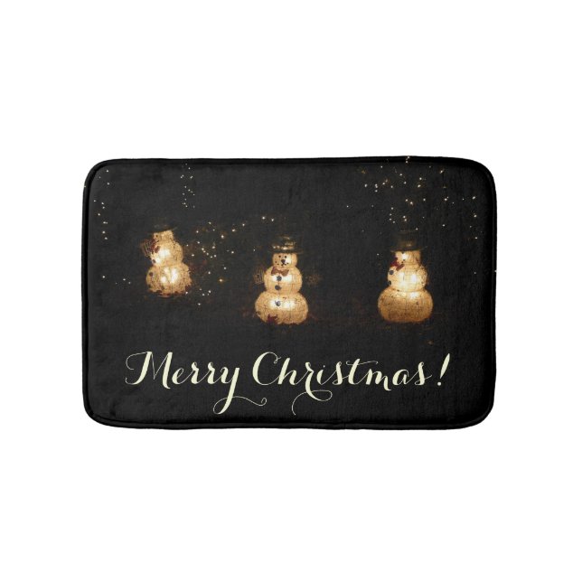 Tapis De Bain Écran Luminaire Snowman (Devant)