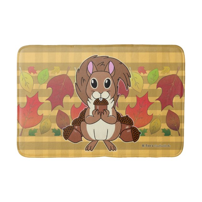 Tapis De Bain Écureuil - (Devant)