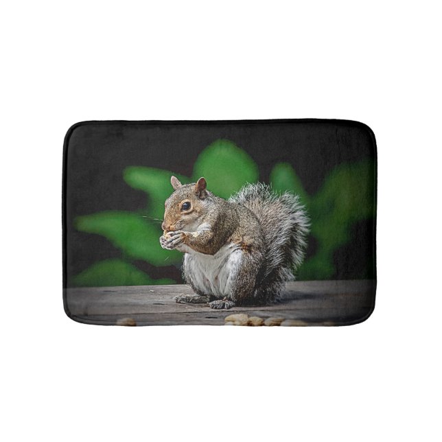 Tapis De Bain Écureuil aux cacahuètes (Devant)