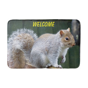 Tapis De Bain Écureuil gris mou
