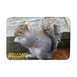Tapis De Bain Écureuil gris mou