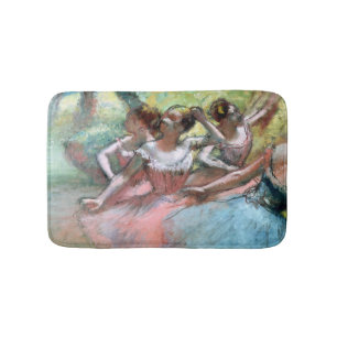 Tapis De Bain Edgar Degas quatre ballerines sur l'étape
