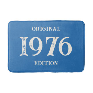 Tapis De Bain Édition originale 1976 sur bleu océan