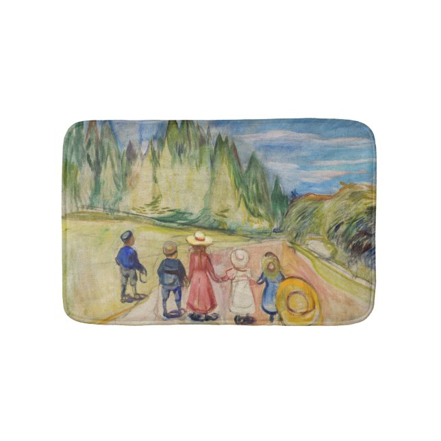 Tapis De Bain Edvard Munch - La forêt Fairytale (Devant)