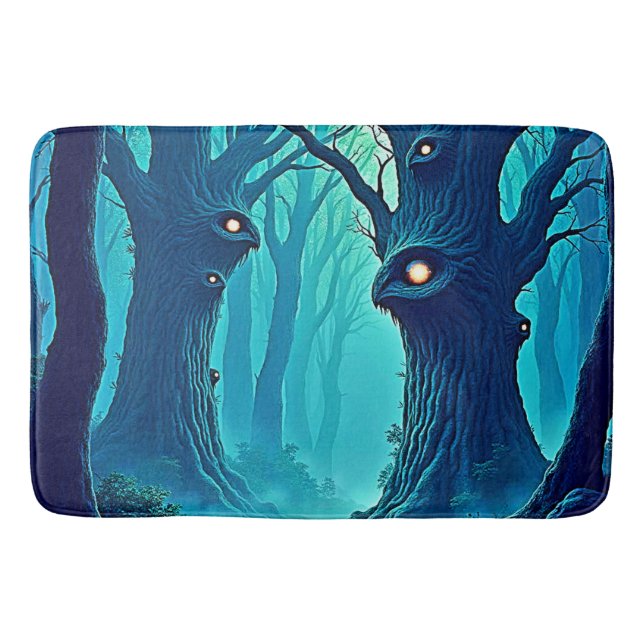 Tapis De Bain Eerie Woodland Eyes (Devant)