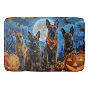 Tapis De Bain Éffrayant belge de Malinoi Halloween