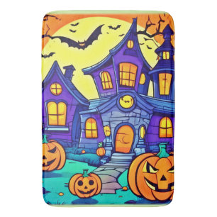 Tapis De Bain Éffrayant Haunted Mansion Art