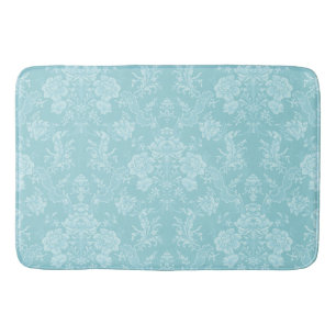 Tapis De Bain Élégant Chic Floral Chic Damask-Mint