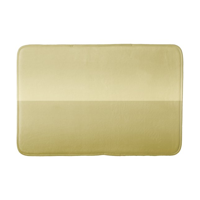 Tapis De Bain Elégant dégradé or Monogramme Nom personnalisé (Devant)