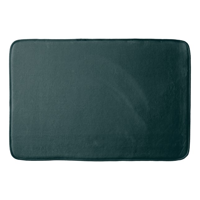 Tapis De Bain élégant vert foncé (Devant)