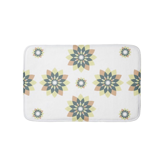 Tapis De Bain Élégante Étoile géométrique moderne éclate (Devant)