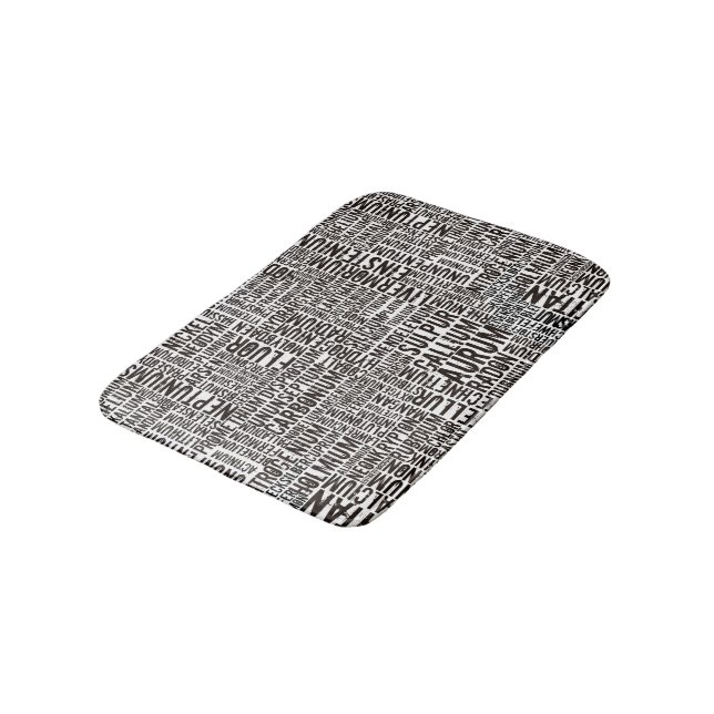 Tapis De Bain Éléments chimiques (Angle)