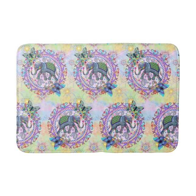 Tapis De Bain Éléphant sacré (Devant)
