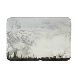 Tapis De Bain Elk at Grand Teton National Park Photographie