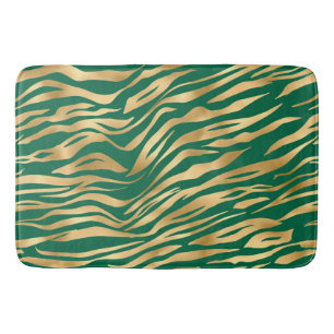 Tapis De Bain Emerald et Gold Safari Series Design 2