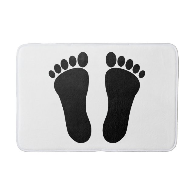 Tapis De Bain Empreintes Gauche Et Droite (Devant)