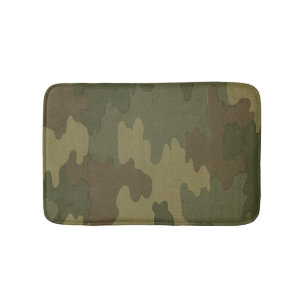 Tapis de bain en camouflage foncé