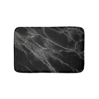 Tapis de bain en marbre noir