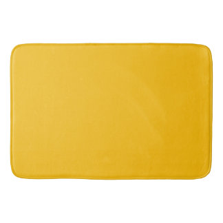 Tapis de bain en or jaune