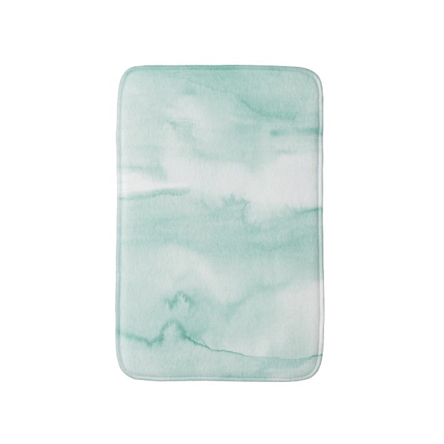Tapis de bain en pastel de menthe de vert de (Devant (Vertical))