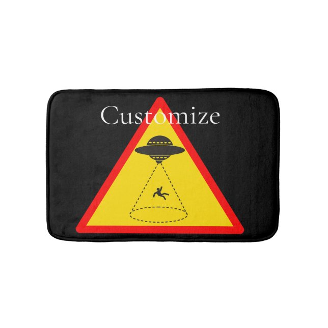 Tapis De Bain Enlèvement d'Alien UFO Thunder_Cove (Devant)