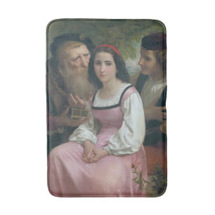 Tapis De Bain Entre richesse et amour (par Bouguereau)