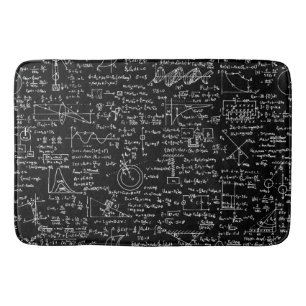 Tapis De Bain Équations de physique sur //noir