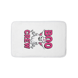 Tapis De Bain Équipage fantôme infirmière Halloween vecteur conc
