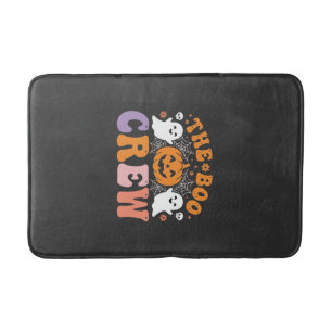 Tapis De Bain Équipe de fantômes de citrouille de Halloween Desi