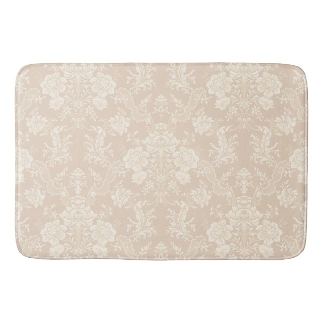 Tapis De Bain Équipe romaine de Floral Damask (Devant)