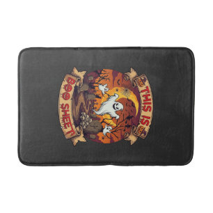 Tapis De Bain Est Boo Sheet Halloween Fantôme Cimetière Citrouil