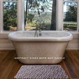 Tapis De Bain Étoiles Abstraites