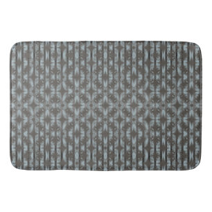 Tapis De Bain Étoiles en Motif de carreaux & rayures