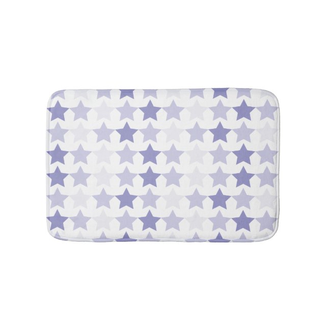 Tapis De Bain Étoiles Patriotique Blue Ombre (Devant)