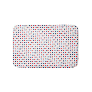 Tapis De Bain étoiles rouges, blanches et bleues Thunder_Cove