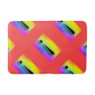 Tapis De Bain Exclamation de répétition importante