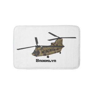 Tapis De Bain Exemple d'hélicoptère militaire Chinook