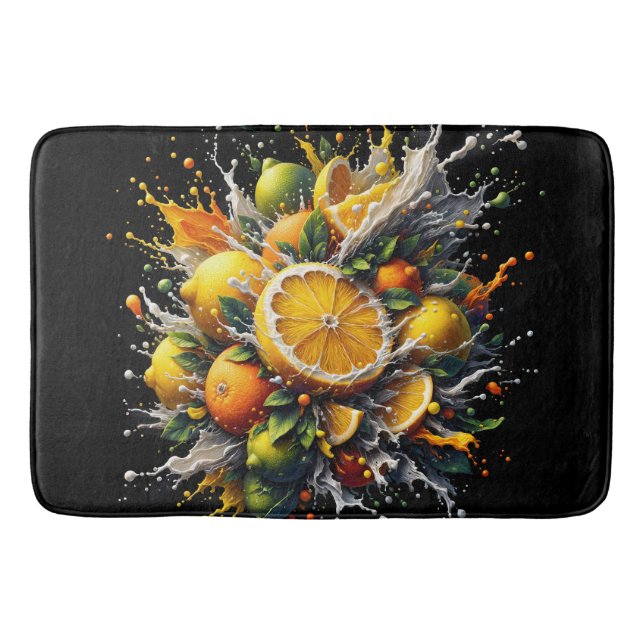 Tapis De Bain Explosion de Citrus (Devant)