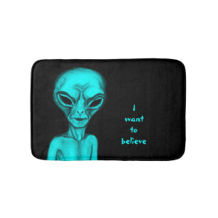 Tapis De Bain Extraterrestre, je veux croire