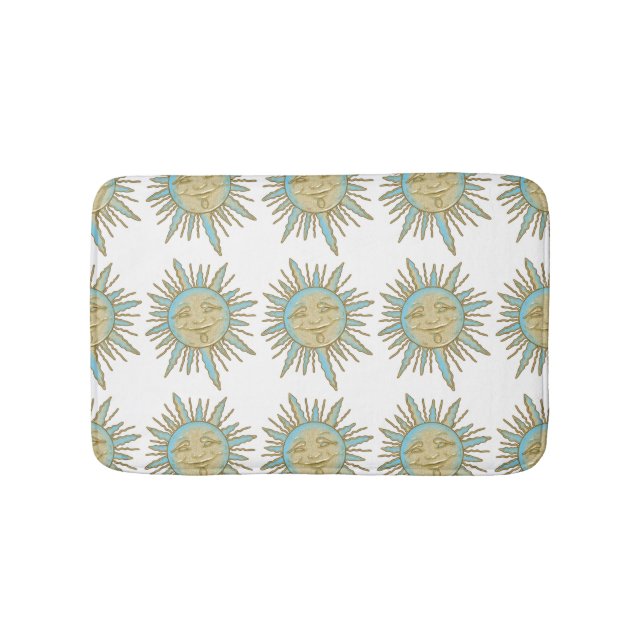 Tapis De Bain Face Soleil Souriante (Devant)