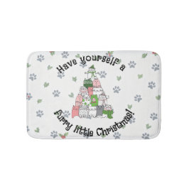 Tapis De Bain Fais un petit Noël de fureur