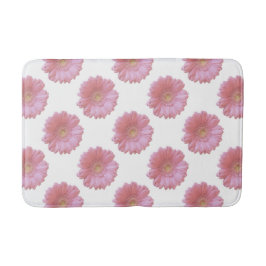 Tapis De Bain Faisée de gerbera rose pâle
