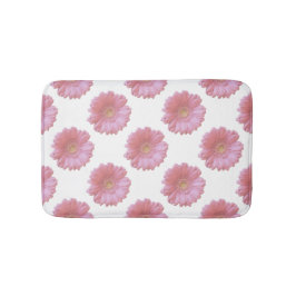 Tapis De Bain Faisée de gerbera rose pâle