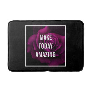 Tapis De Bain Faites aujourd'hui Extraordinaire Purple Rose Insp