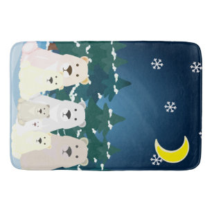 Tapis De Bain Famille d'ours